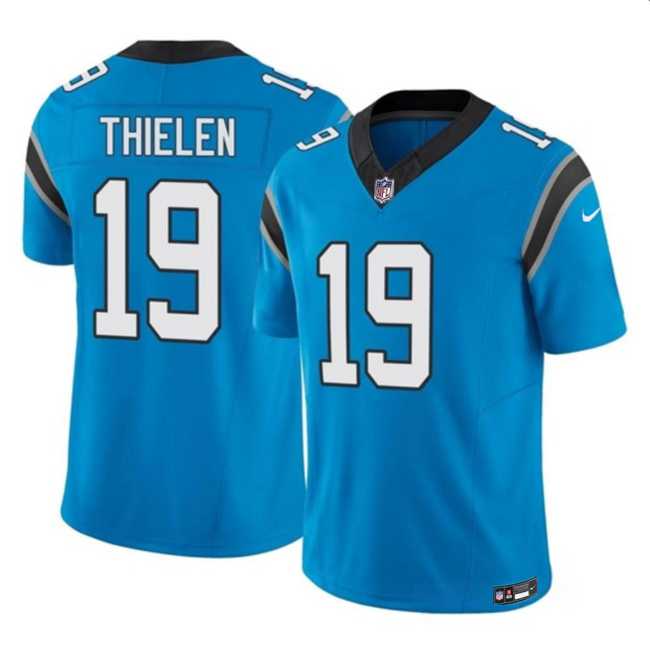 Men & Women & Youth Carolina Panthers #19 Adam Thielen Blue 2023 F.U.S.E. Vapor Untouchable Football Stitched Jersey,We sell and wholesale Men & Women & Youth Carolina Panthers #19 Adam Thielen Blue 2023 F.U.S.E. Vapor Untouchable Football Stitched Jersey on line form chian!